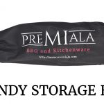 The storage bag included with the Premiala Stainless Steel Grill Brush